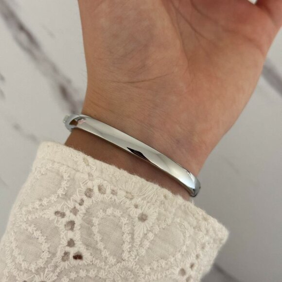 SKU:0067 Silver black mini watch silver bracelet + gift box Vintage vibe - Picture 7 of 8